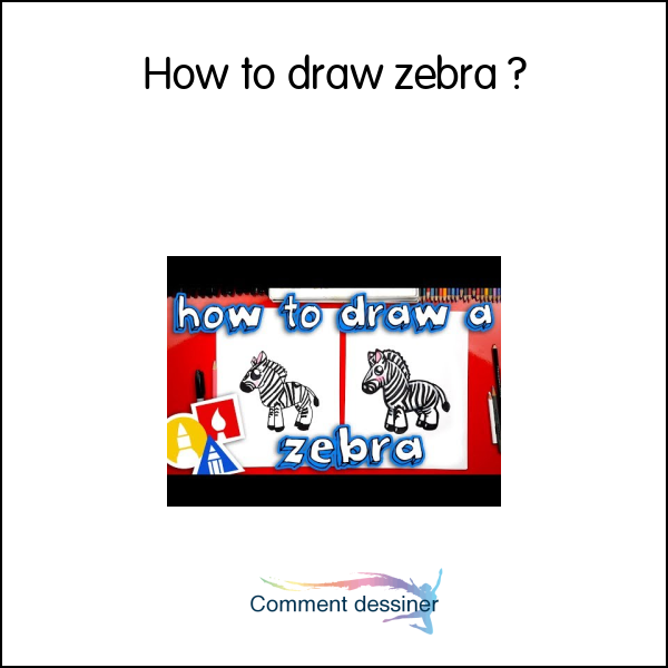 How to draw zebra